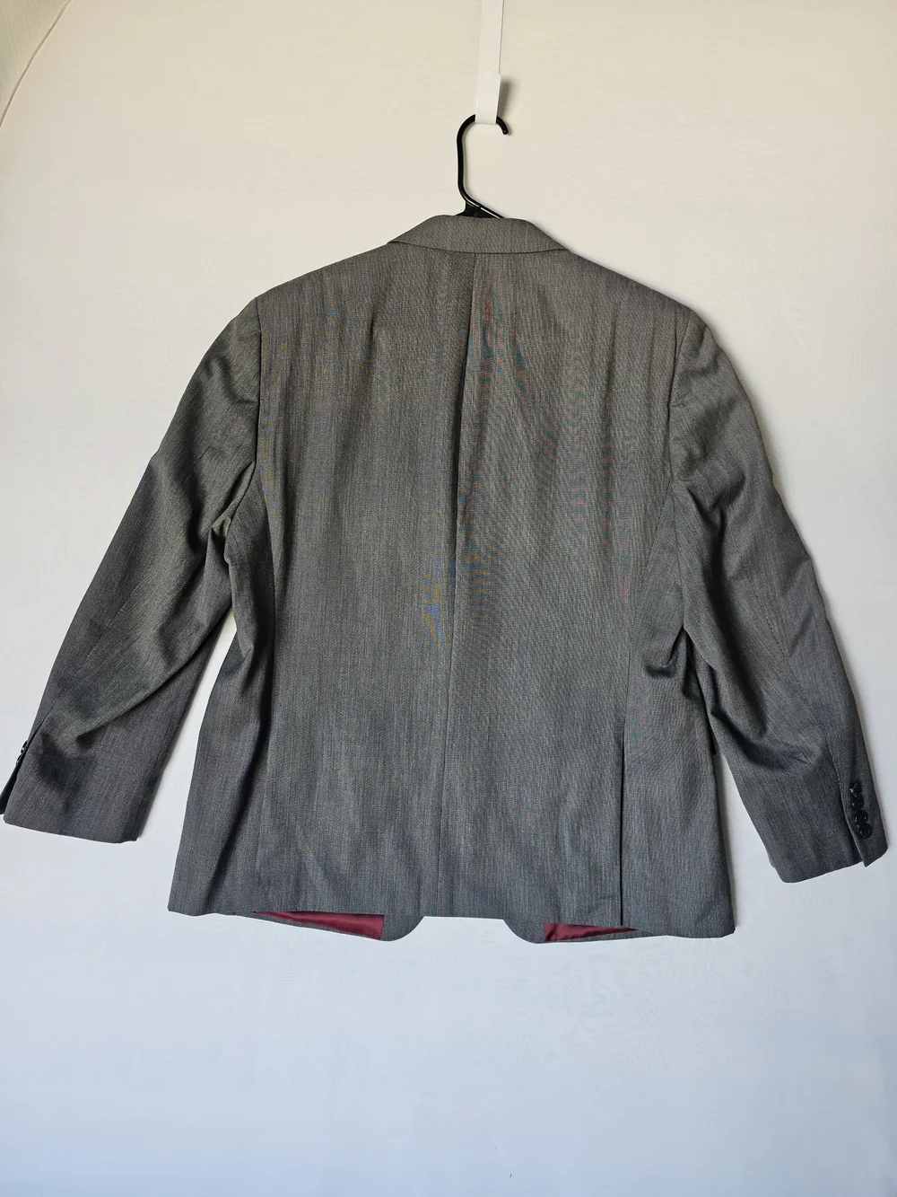 IZOD Macy's Men's Grey 2-Button Blazer Suit Jacket Size 44S